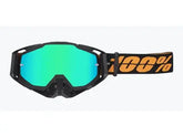 GOGGLES 100% - 146 BLACK GREEN TINT